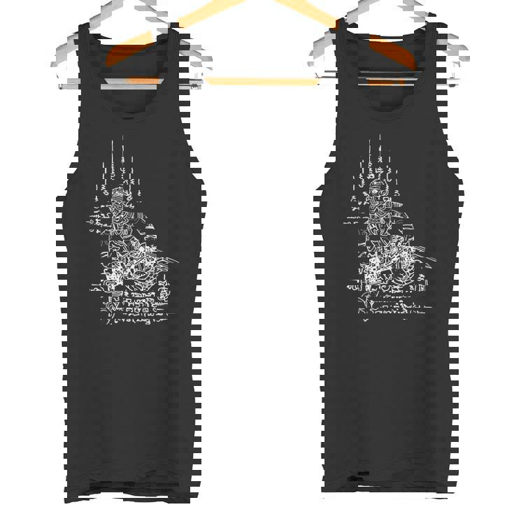 Yantraak Yant Diwali Hanuman 仏経 タイ タイ タンクトップ