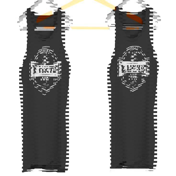 Yellowstone River モンタナフライフィッシング 長袖tシャツ タンクトップ