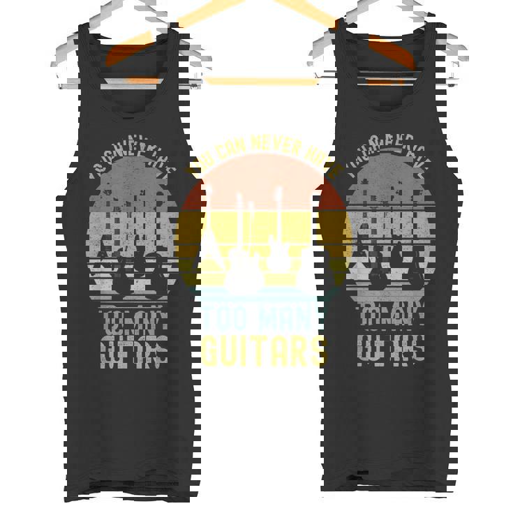 You Can Never Have Too Many Guitars シャツ ミュージック 面白い タンクトップ