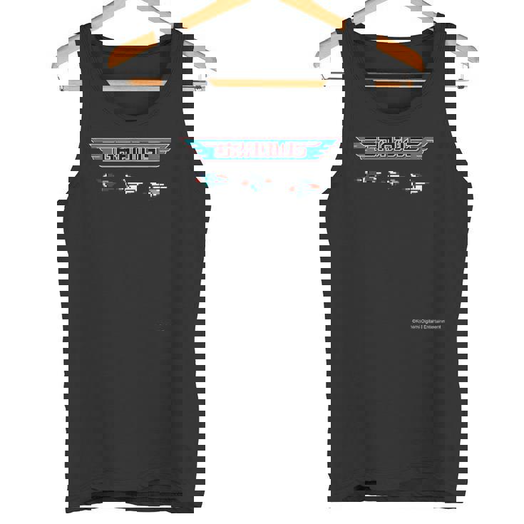 「グラディウス」ロゴ&ビックバイパー三形態 タンクトップ