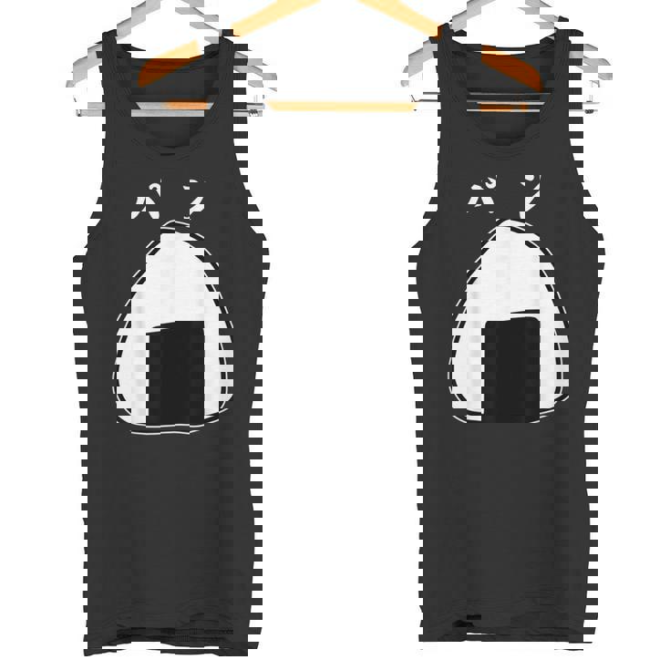 【おにぎりパン】パンとおにぎり：伝統と現代の融合 タンクトップ
