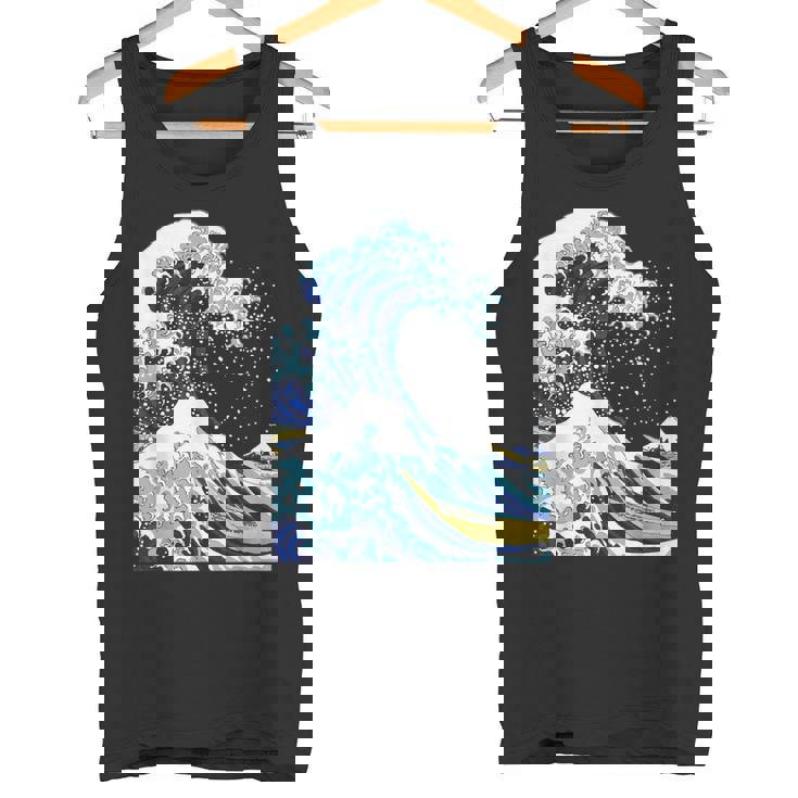 【神奈川沖浪裏】葛飾北斎 和柄 日本のお土産 贈り物 ギフト タンクトップ