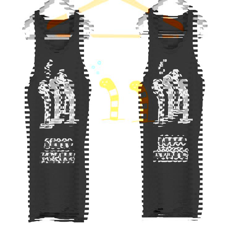 あなごフレンズ《チンアナゴ & ニシキアナゴ》【どうぶつフレンズ】水族館 ゆるくて かわいい 面白 動物 イラスト タンクトップ