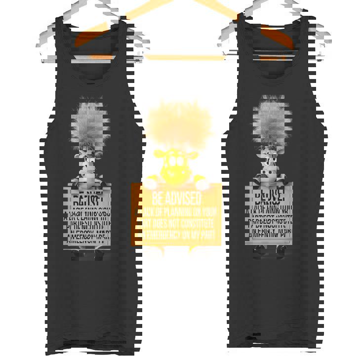 あなたの側の計画の欠如は母の日を面白くない タンクトップ