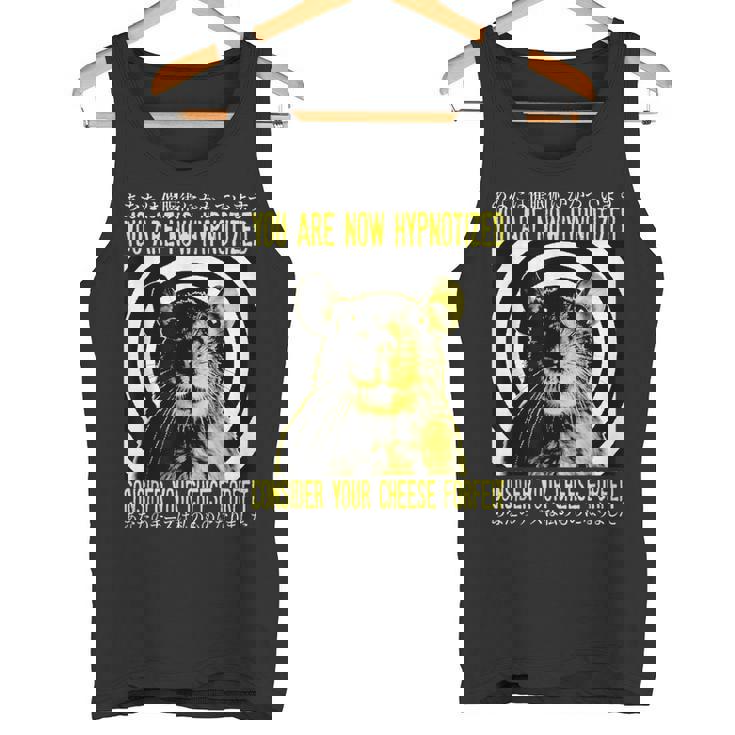 あなたは今、催眠術をかけられた日本ネズミです。 タンクトップ