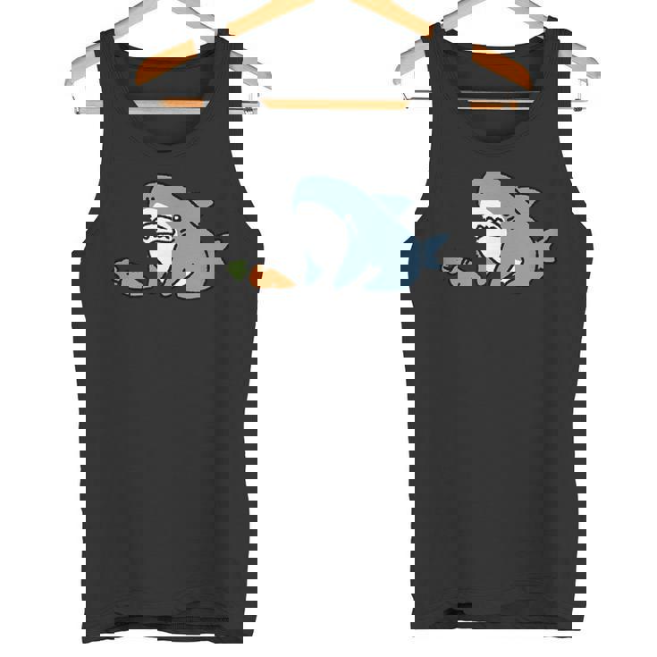 うシャぎ サメウサギ おもしろ 変な タンクトップ