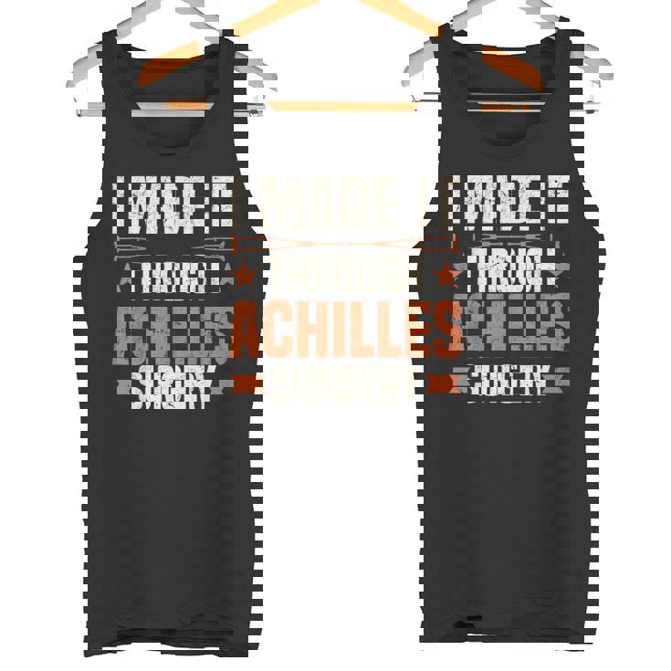 おかしな手術 サバイバー デザイン リカバリー アキレス手術 タンクトップ