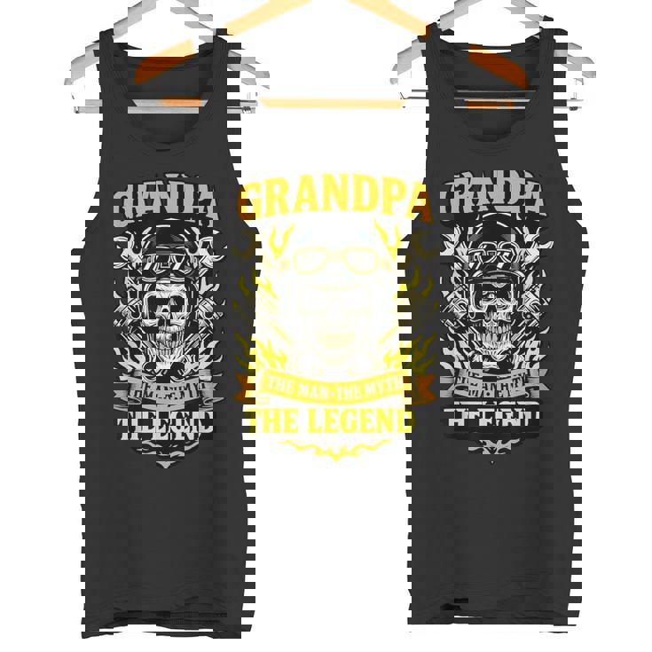 おじいちゃん ザ・マン 神話 おじいちゃんバイクの伝説 タンクトップ