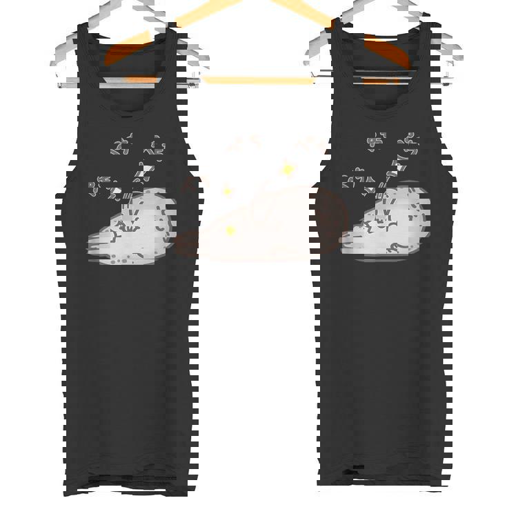 おなかをぺちぺちするアザラシちゃん おもしろ ネタ 水族館 かわいい タンクトップ