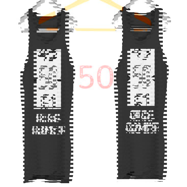 おもしろい 50歳の誕生日 オールドメーター 50歳 50歳 誕生日 50歳 50歳 タンクトップ