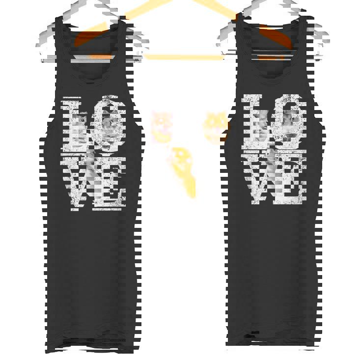 おもしろい I Love Hamsters ギフト かわいい ハムスター ペット好き ハムスター タンクトップ