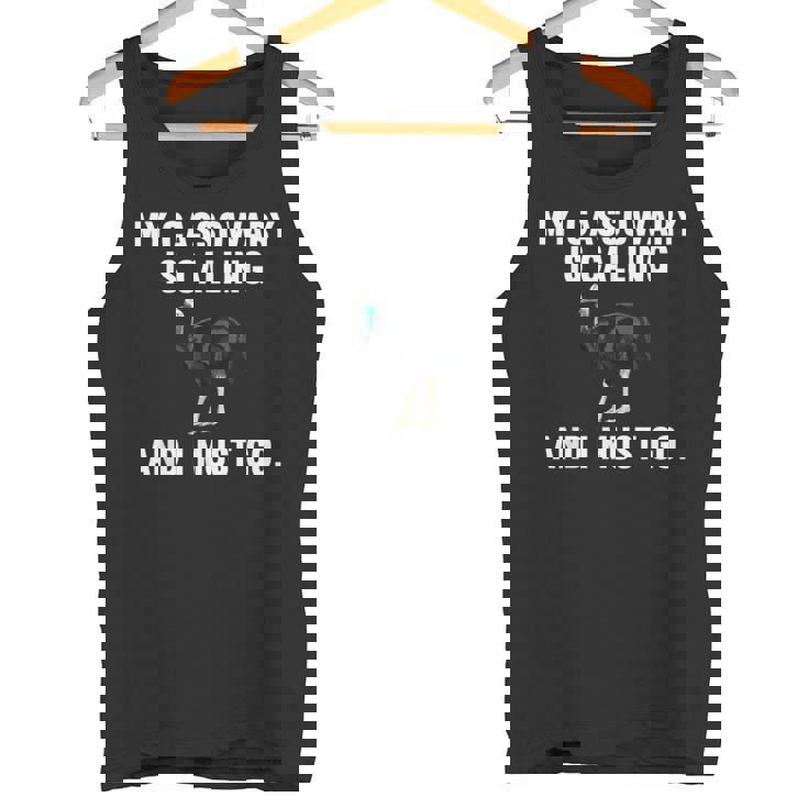 おもしろい俺のヒクイドリが呼んでるし、私は鳥に行かな タンクトップ