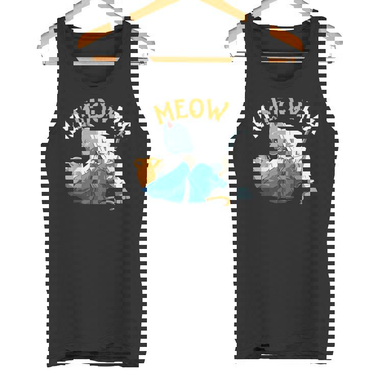 おもしろい柔術猫 柔術愛好者 柔術猫 タンクトップ