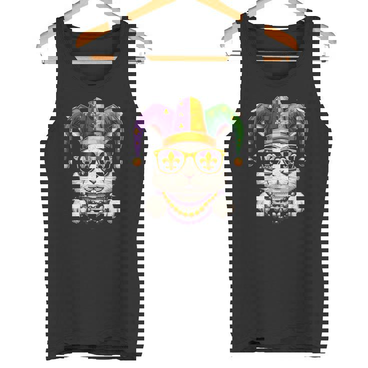 おもしろうさぎ マルディグラ フェスティバル カーニバル レディース メンズ キッズ タンクトップ