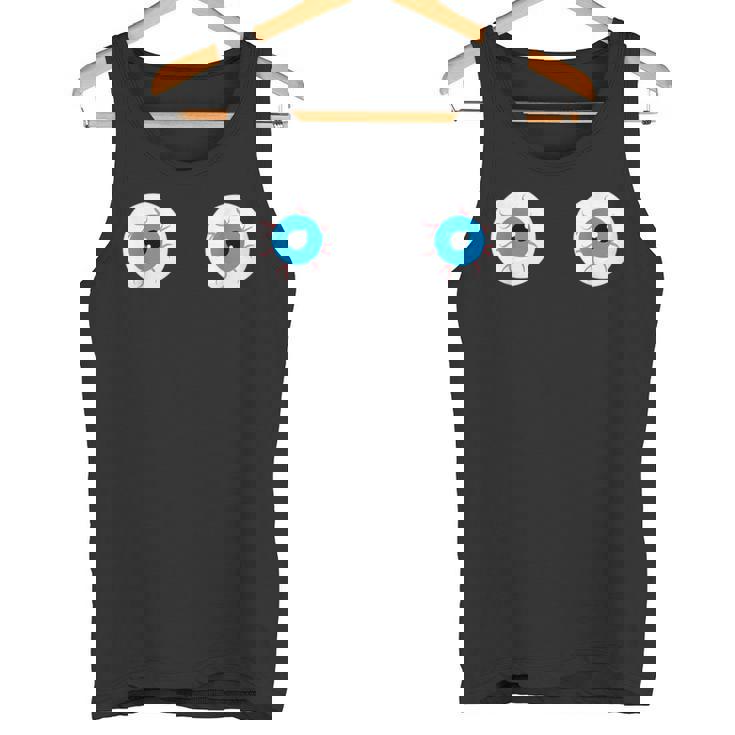 おもしろブラ 目玉コスチューム セクシーなおっぱい衣装 タンクトップ