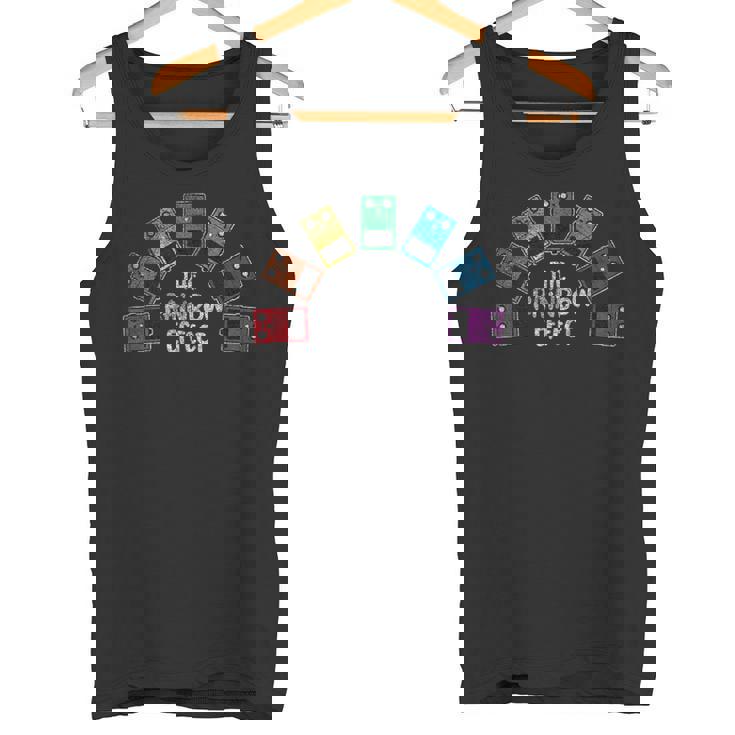 おもしろレインボーエフェクトギターペダルtシャツ タンクトップ