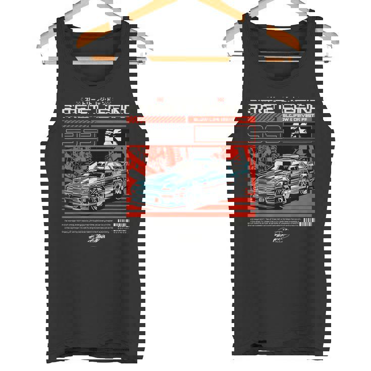 かっこいい レトロ ヴィンテージ ジャパニーズjdm 東京ジャパン ドリフト レースカー タンクトップ