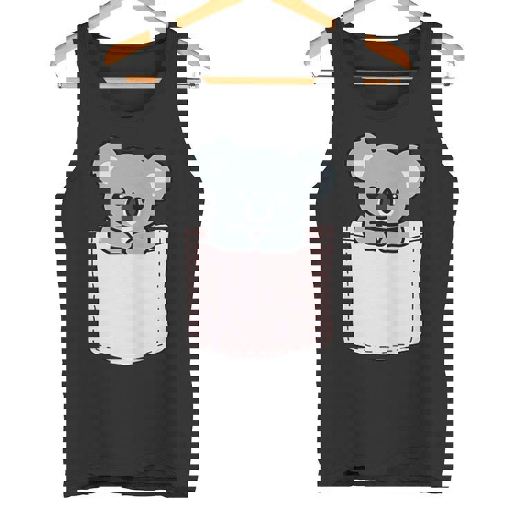 かわいいコアラ コアラベア ポケットアニマル メンズ レディース ティーン キッズ タンクトップ