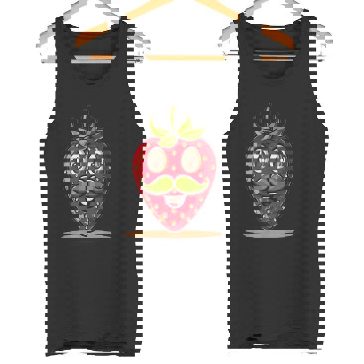 かわいい口ひげストロベリーコスチューム タンクトップ