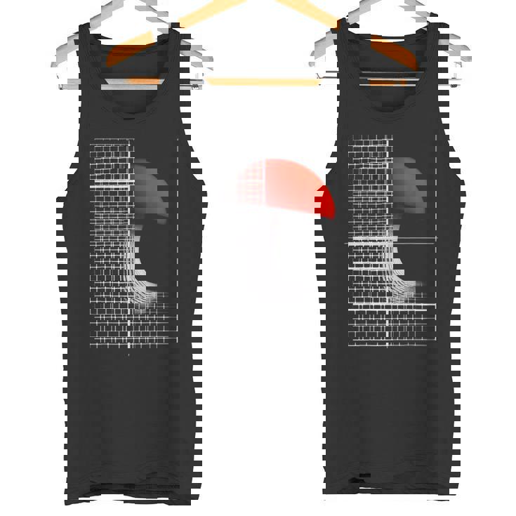 きのこ 建築 アート イラスト モチーフ きのこ タンクトップ