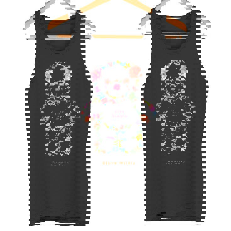 くま やさしい春 美しさのかたち シンプルに咲こう 私らしく タンクトップ