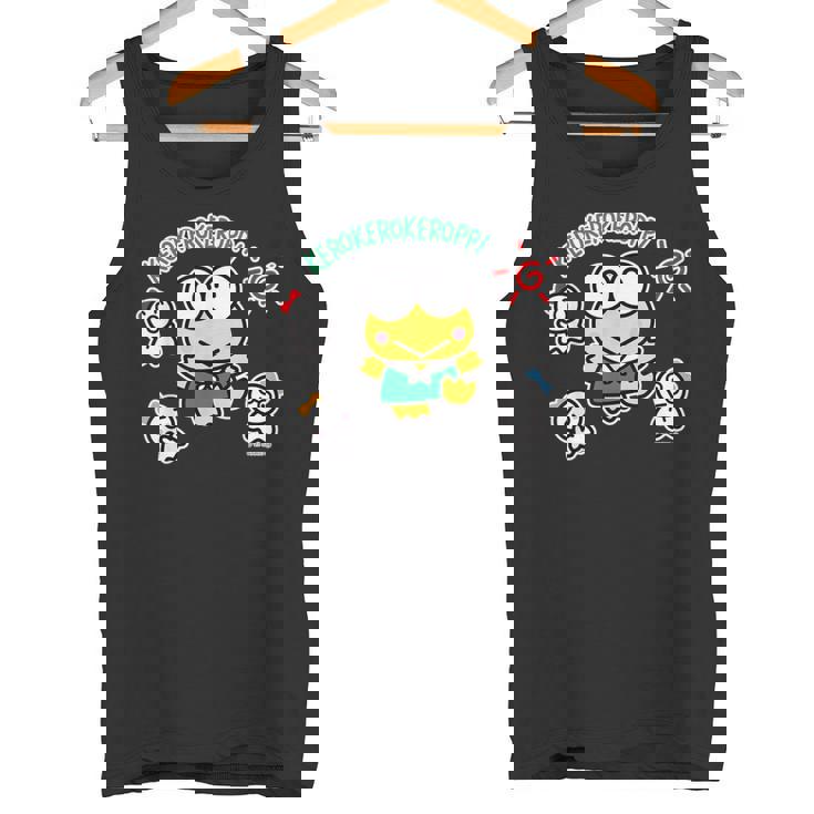 けろけろけろっぴ てるてるぼうず ダークカラー タンクトップ