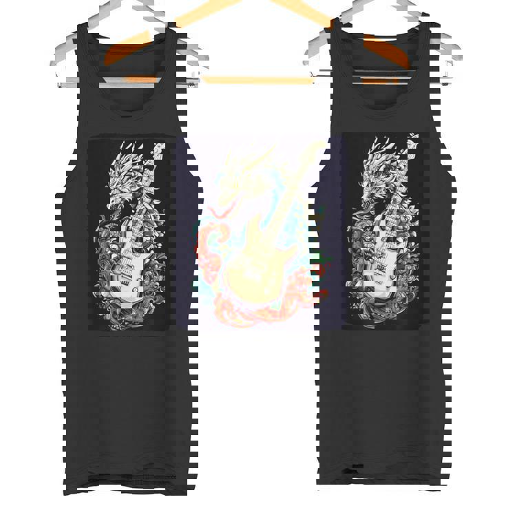 このドラゴンギターステートメントでステージをライトアップ。 タンクトップ