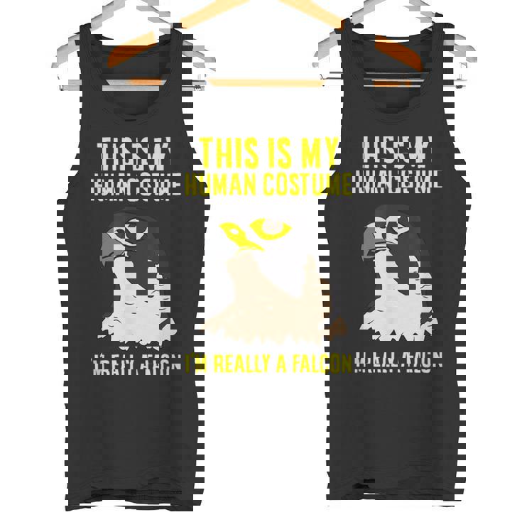 これは私の人間のコスチュームです私は本当にハヤブサ鳥です タンクトップ