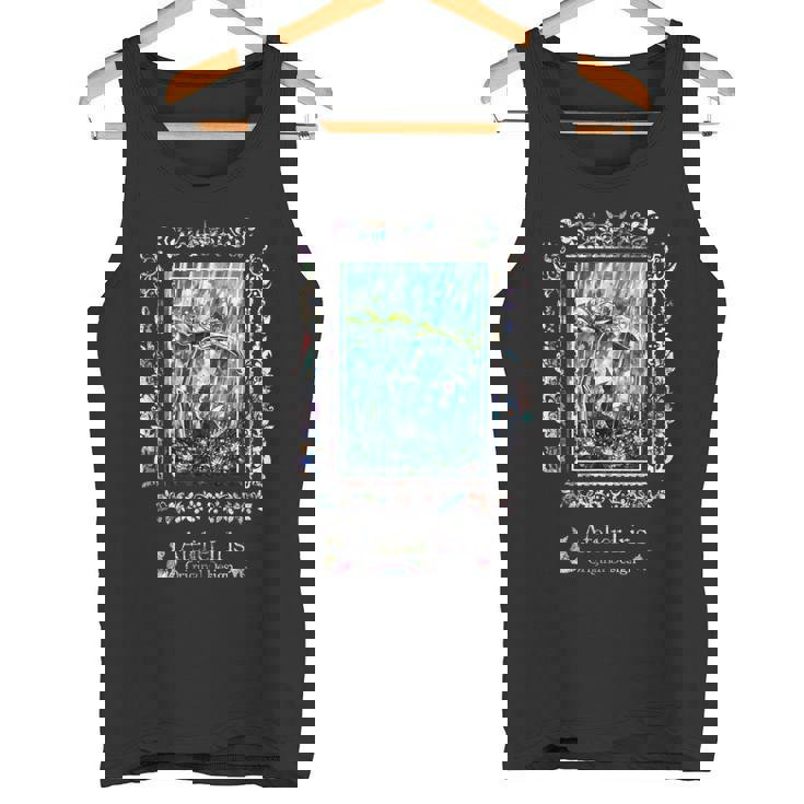 じっと雨宿り 猫 雨 タンクトップ