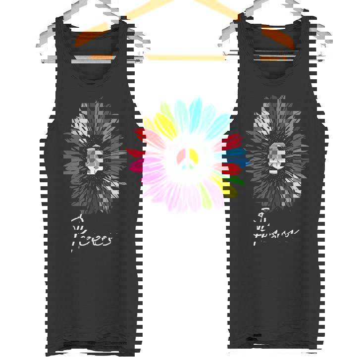 すべての愛する人々に平和 陽気なデザイン タンクトップ