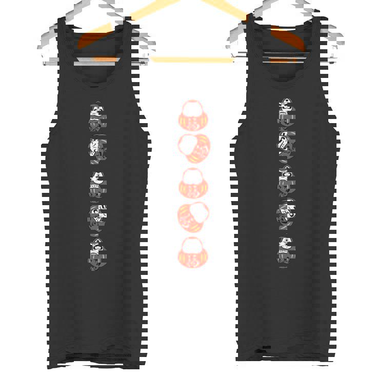 だるま 和柄 おもしろ 福 タンクトップ