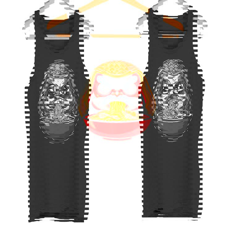 だるま人形 日本 ラーメン 和麺 タンクトップ
