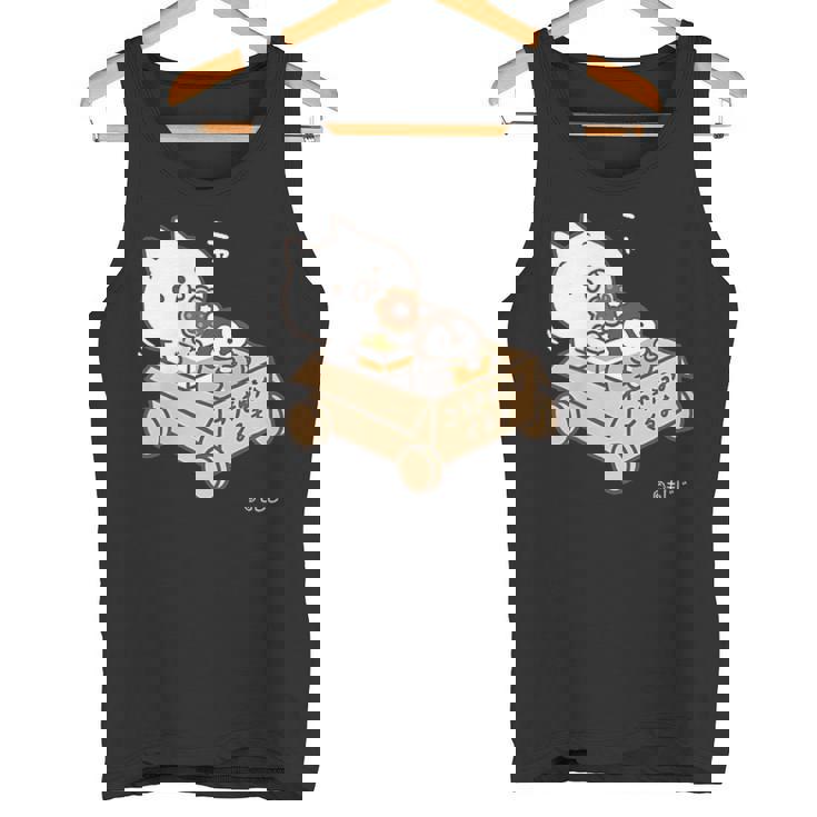 ねこぺん日和 こうきゅうなくるま ダークカラー タンクトップ