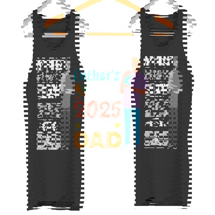 はじめての父の日2025年 赤ちゃんの誇り高きパパを持つお父さんとして タンクトップ
