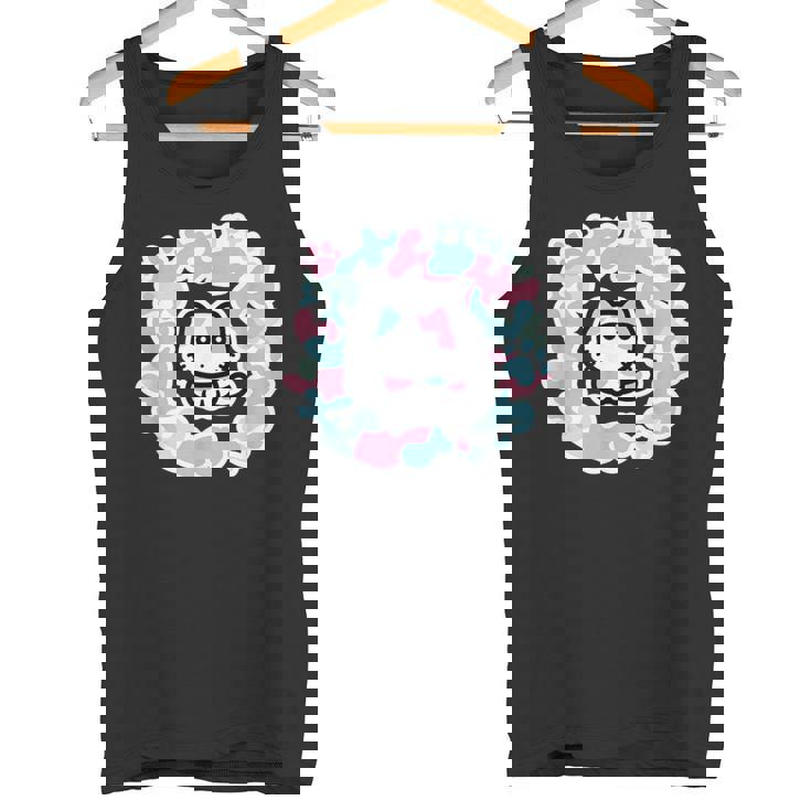 びーえするるる【Bsテレ東公式】カモフラージュ柄tシャツ（ブラック） タンクトップ