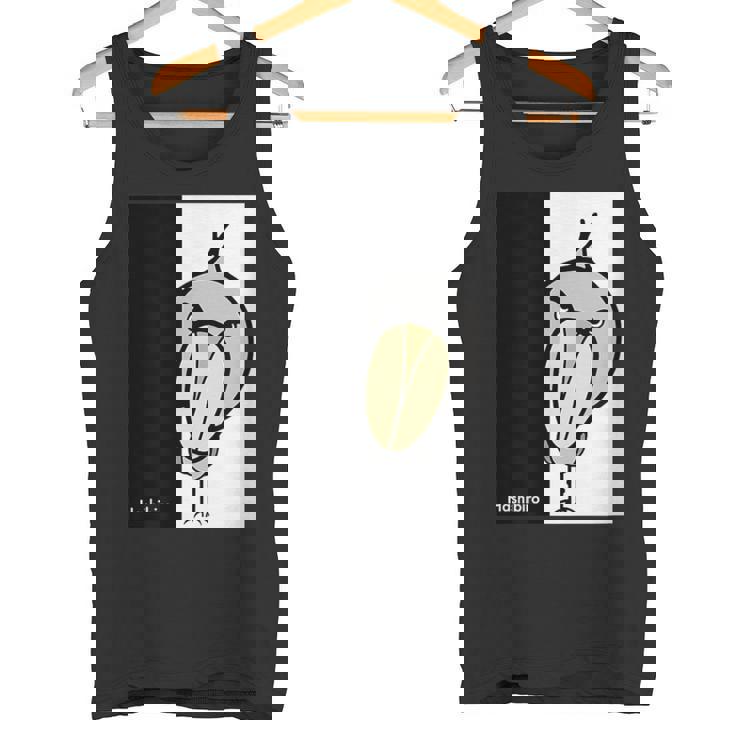 みんな大好きハシビロコウ 動かない鳥 ハシビ郎クラブt 動物園 鳥 おもしろ かわいい 両面プリント タンクトップ