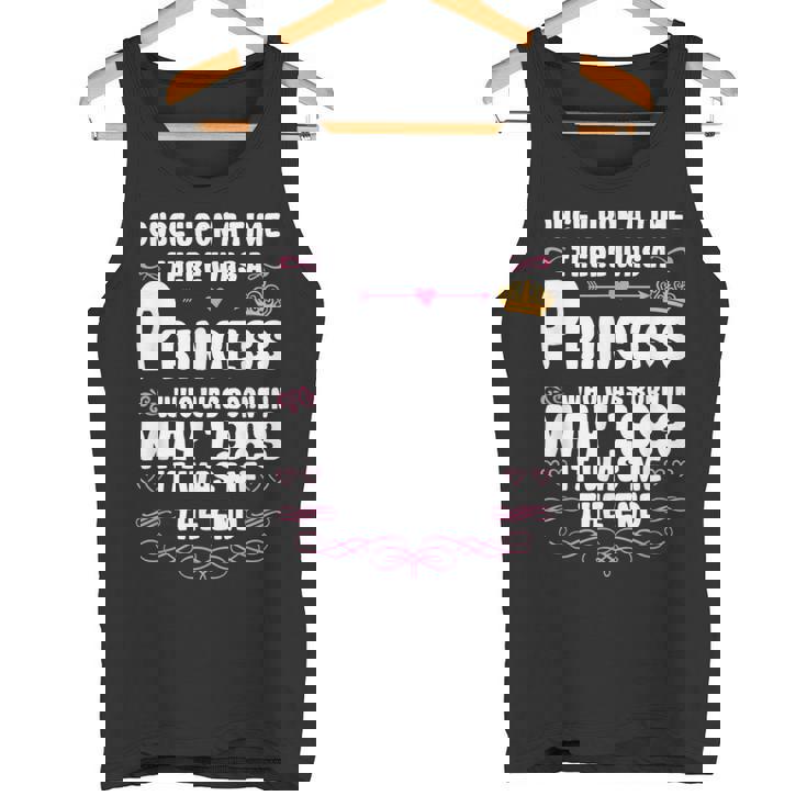 むかしむかし、あるところにお姫様がいました。1983年5月 誕生日 タンクトップ