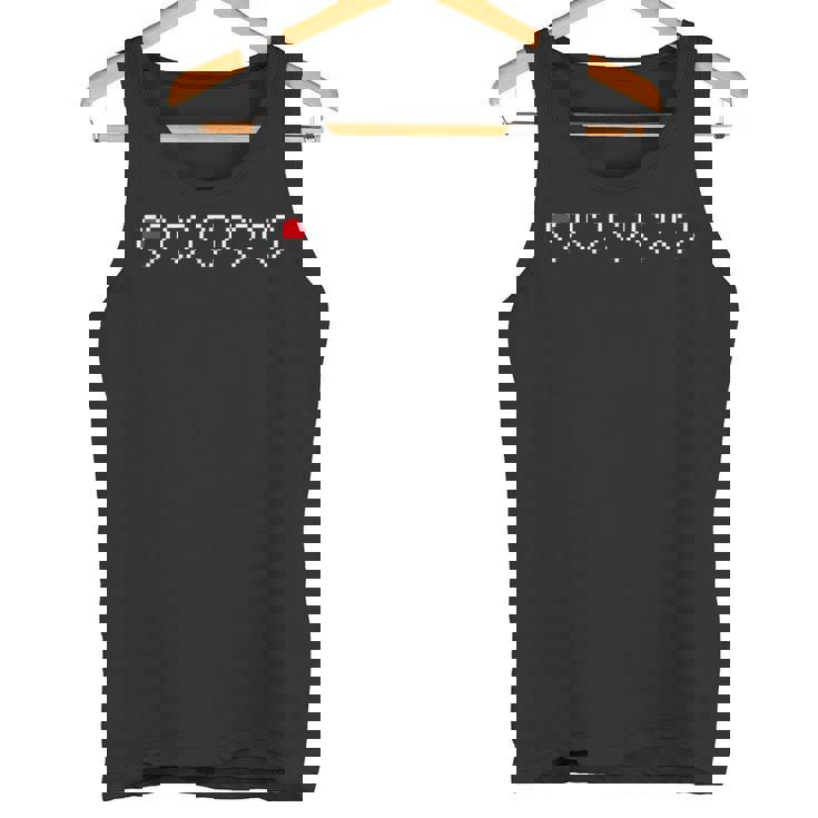 もうライフはほぼゼロ ゲーム ゲーマー ゲーム好き 脱力系ジョーク ライフポイント ジョーク 面白い ネタ タンクトップ