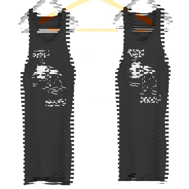 やる気はあるんすよ パンダ ジョーク かわいい 動物ギャグ好き おもしろ ネタ タンクトップ