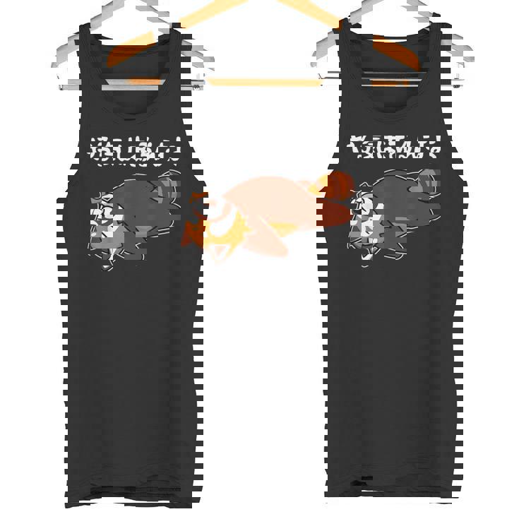 やる気はあるんすよ レッサーパンダ ジョーク かわいい 動物好き ギャグ好き ジョーク好き ギャグ おもしろ ネタ タンクトップ