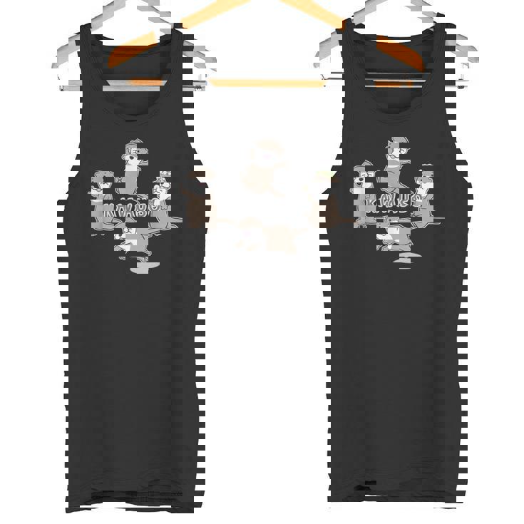 ゆるカワウソさん まるくん『あつまれ！』【 No102 】コツメカワウソ タンクトップ