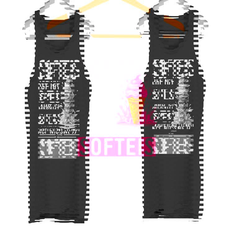 アイスクリームセラーコスチュームソフトアイスクリームはアイスクリームを言わないで話す タンクトップ