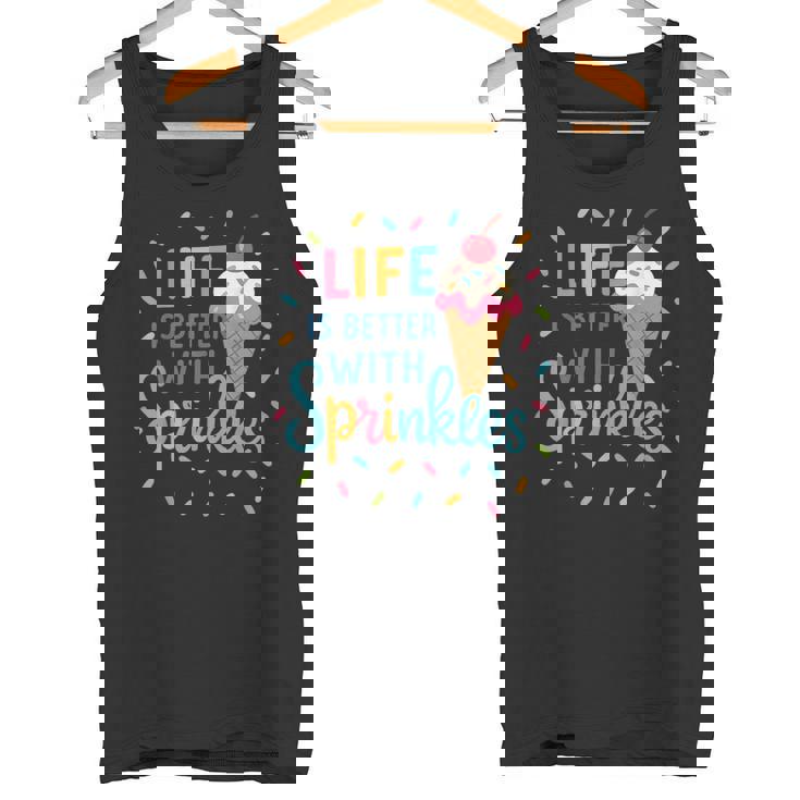 アイスクリーム好きのアイスクリームスクワッド おそろいの家族旅行 タンクトップ