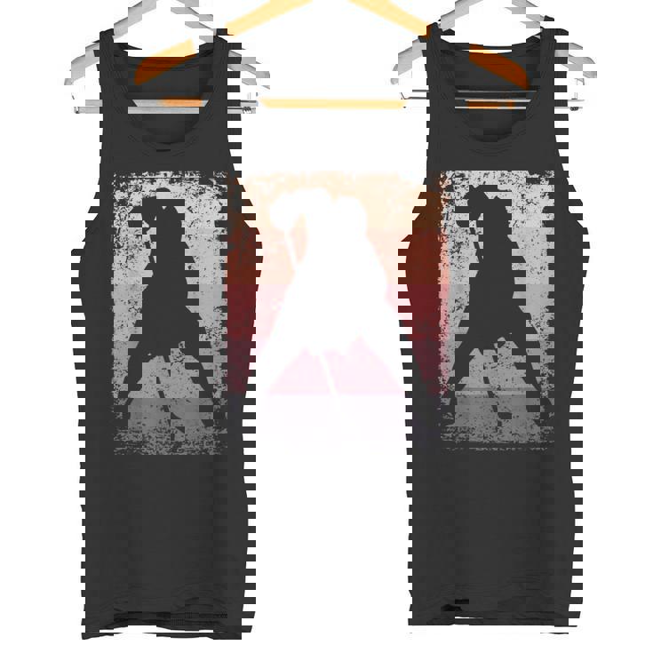 アイスホッケー プレーヤー ヴィンテージ ボーイズ アイスホッケー タンクトップ