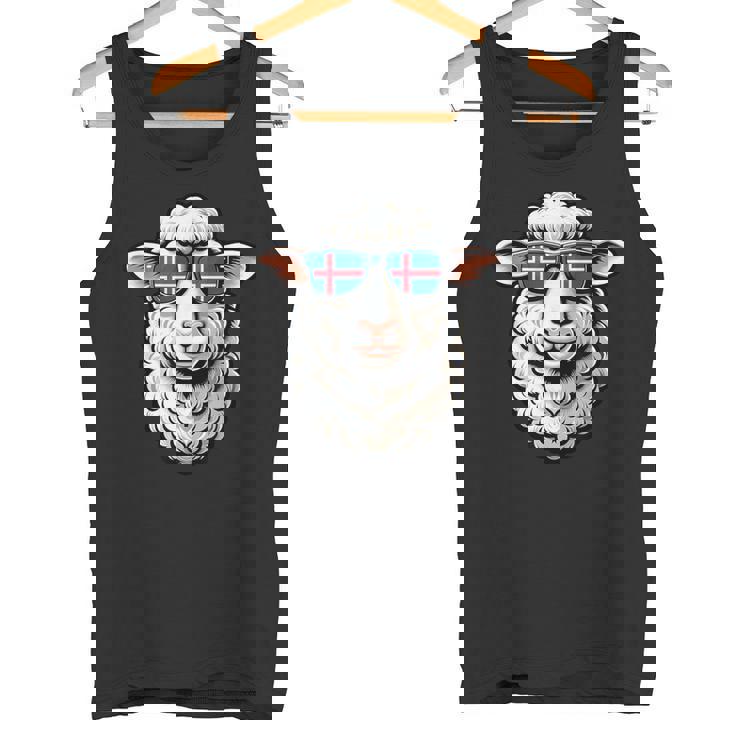 アイスランド土産 アイスランド製品 ハイキング おもしろ羊 タンクトップ