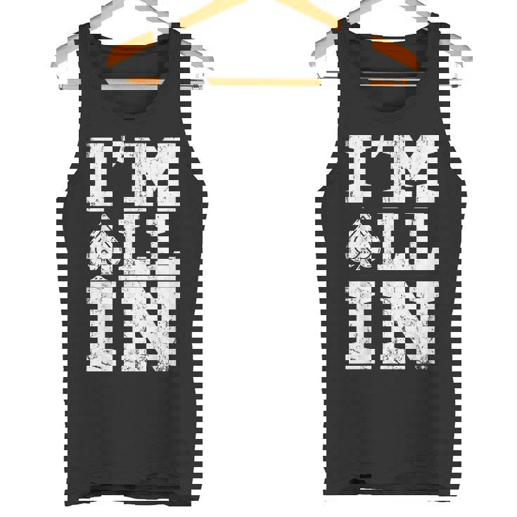 アイムオールイン ポーカーシャツ ポーカープレイヤー カード ギャンブラー タンクトップ