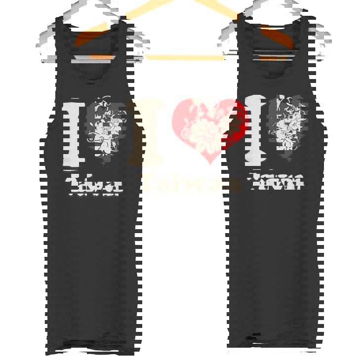 アイラブ台湾フローラル タンクトップ