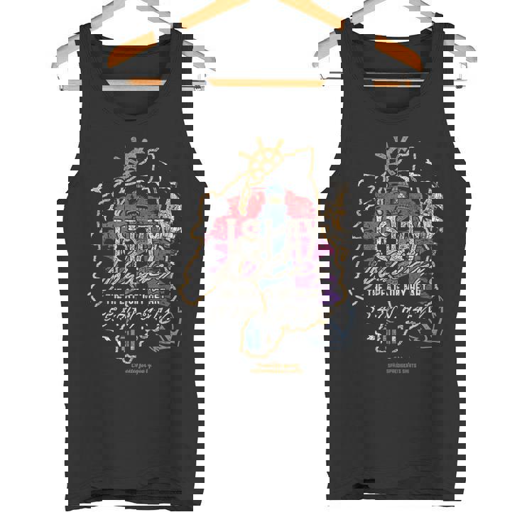 アイラ島シングルモルトファンのためのウイスキーデザイン ウイスキー タンクトップ