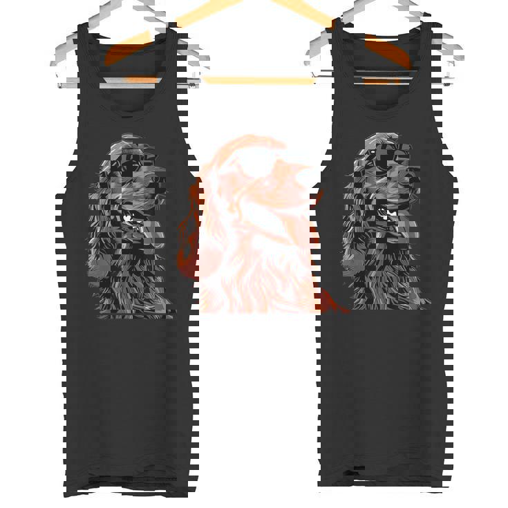 アイリッシュセッター犬種グラフィック。 タンクトップ