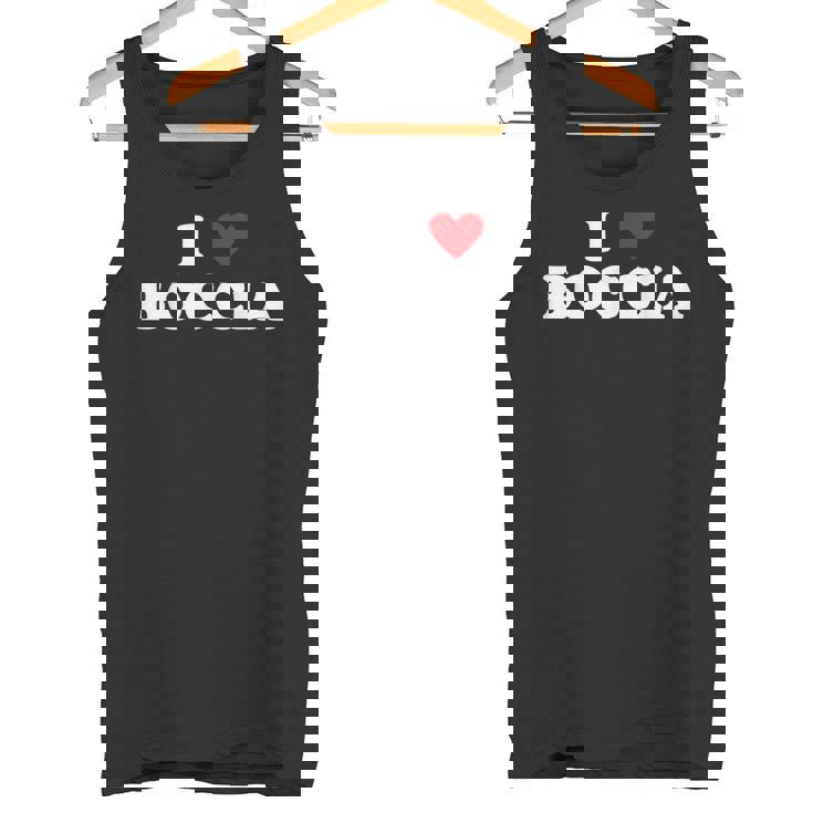 アイ・ハート・ボッチャ・プレイヤー-アイ・ラブ・ボッチャ タンクトップ